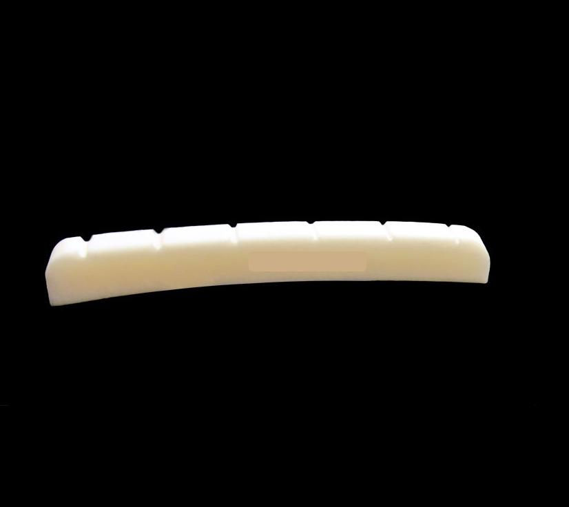 Musiclily Pro Urea Resin Guitar Nut – 44mm Slotted Flat Bottom Nut For Les Paul Style 6-String