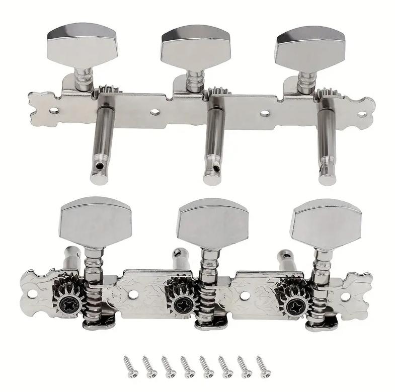 Chrome Classical Guitar Machine Head Tuners • SA Guitar Shop