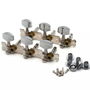 Classical Guitar Nylon Machine Head Tuners – Full Set (Chrome) Buy Guitar Gear, Strings & Accessories Online South Africa