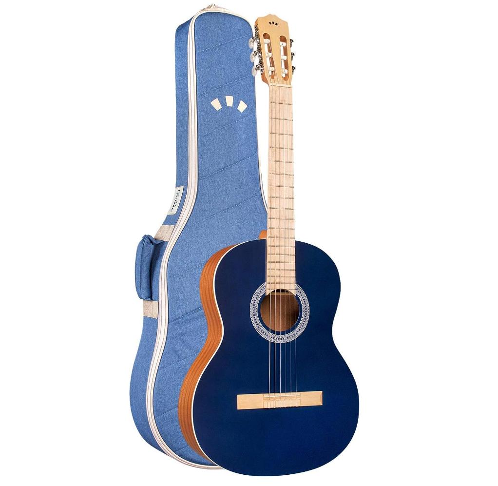 C1 Matiz Classic Blue + Housse : Guitare Classique 4/4 Cordoba 