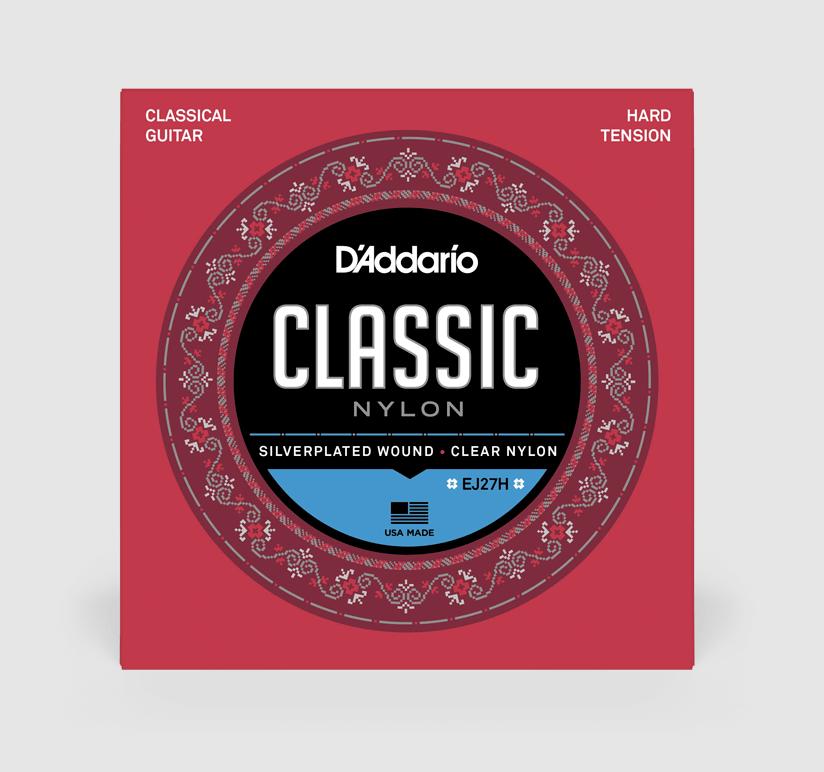D'Addario EJ27H Classic Hard Tension Classical Guitar Strings