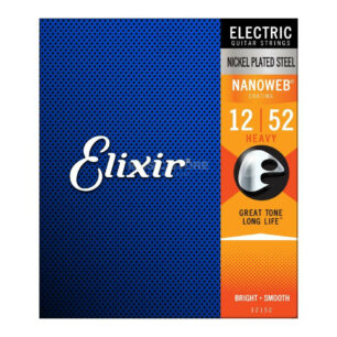 Elixir Heavy Electric Guitar Strings NANOWEB (12-52)