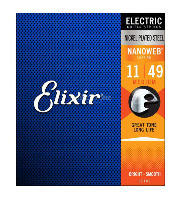 Elixir Medium Electric Guitar Strings NANOWEB (11-49) Buy Guitars & Accesories South Africa
