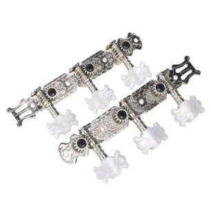 Classical Guitar Machine Heads – Engraved Chrome (Full Set) Buy Guitar Gear, Strings & Accessories Online South Africa