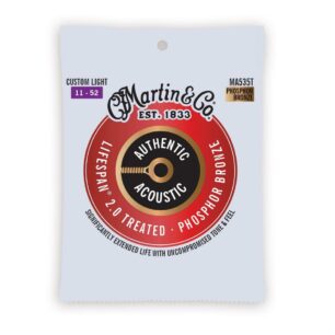 CF Martin Strings Authentic Acoustic Lifespan 2.0 Phosphor 11-52 (MA535T) Buy Guitar Gear, Strings & Accessories Online South Africa