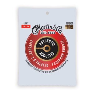 CF Martin Strings Authentic Acoustic Lifespan 2.0 Phosphor 12-54 (MA540T) Buy Guitar Gear, Strings & Accessories Online South Africa