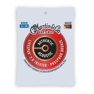 CF Martin Strings Authentic Acoustic Lifespan 2.0 Phosphor 13-56 (MA550T) Buy Guitar Gear, Strings & Accessories Online South Africa