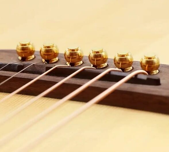 Pure Brass Guitar Bridge Pins (6 pcs) Buy Guitar Gear, Strings & Accessories Online South Africa