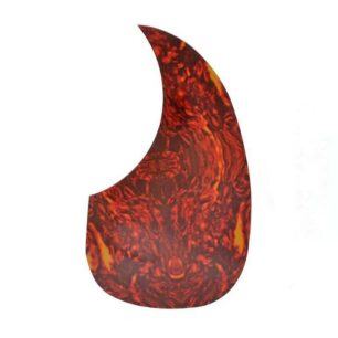 Red Tortoise Shell Acoustic Guitar Pickguard (Standard) Buy Guitar Gear, Strings & Accessories Online South Africa