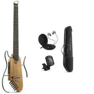 Donner HUSH-I Guitar For Travel & Practice (Maple)