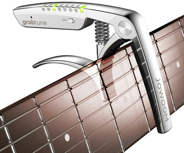 JOWOOM Grabtune Acoustic Guitar Capo-Tuner (Silver) Buy Guitars & Accesories South Africa
