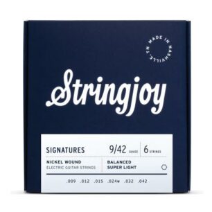 Stringjoy Signatures | Balanced Super Light Gauge (9-42) Nickel Wound Electric Guitar Strings Buy Guitars & Accesories South Africa